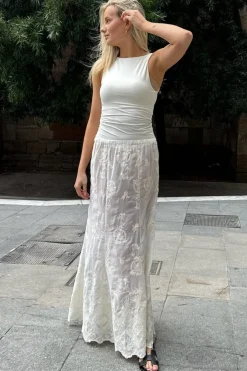 Ellinoric Lace Maxi Skirt