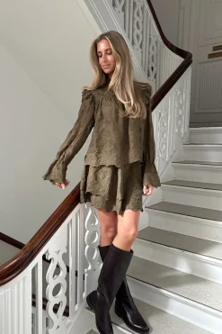 Ellinoric Lace Mini Skirt 2576