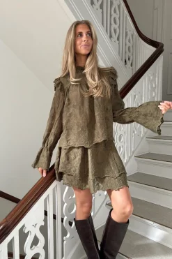 Ellinoric Lace Mini Skirt 2576