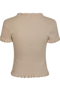Esla Frill Knit Tee 164432