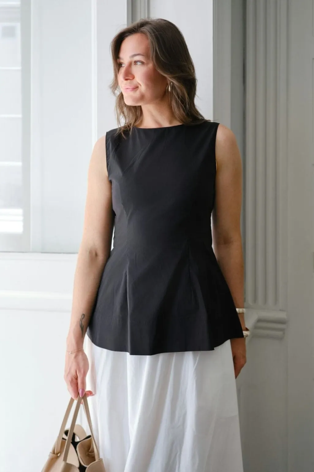 Esteves Poplin Top 165379