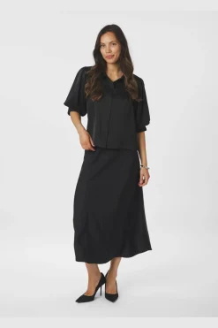 Etta Heavy Sateen Shirt 167036