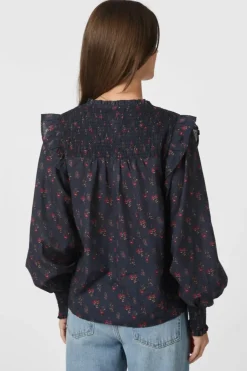 Filja Fine Print Blouse 166551