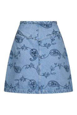 Gabani Embroidery Denim Skirt 165223