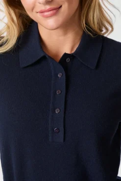 Genea Knit Polo Blouse 163891