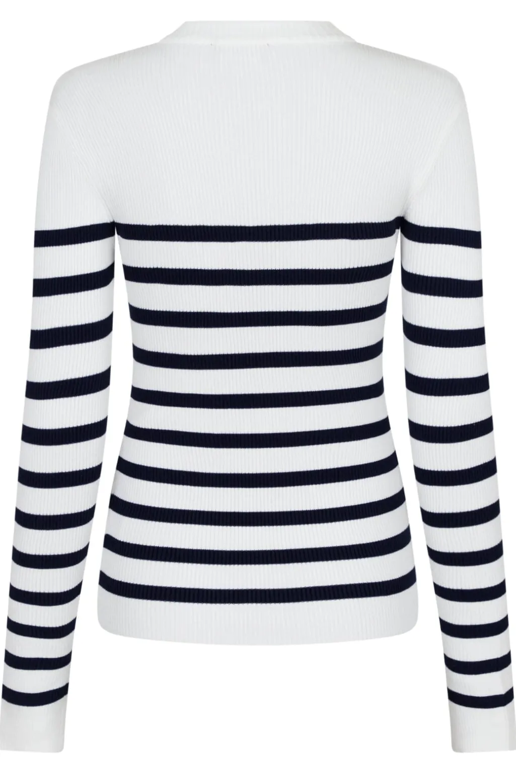 Gold Button Knit Blouse