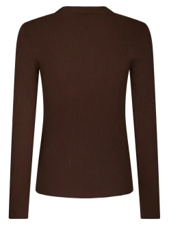 Gold Button Knit Blouse 160471