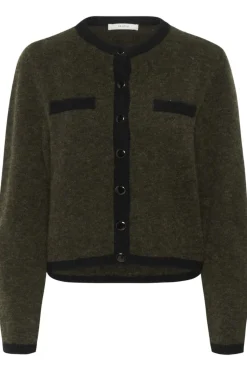 Gzalpha Ls Contrast Cardigan 10910459