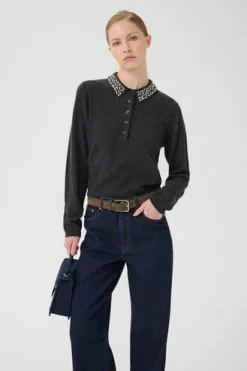 Gzmanzi Deco Polo Pullover 10910778