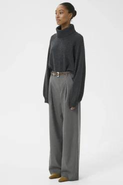 Gzpaula Melange Wide Pants 10910494