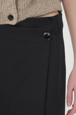 Gzpaula Melange Wrap Skirt 10910495