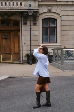 Hemie Imitated Suede Skirt 165112