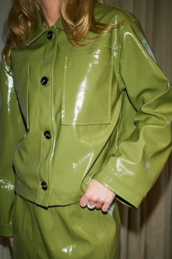 Hemie Patent Skirt 164659