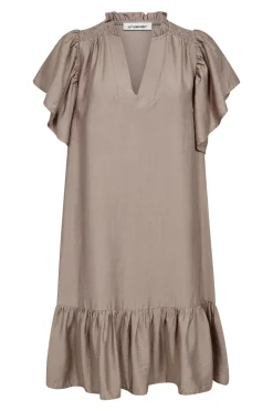 Heracc Crop Ss Frill Dress 36479