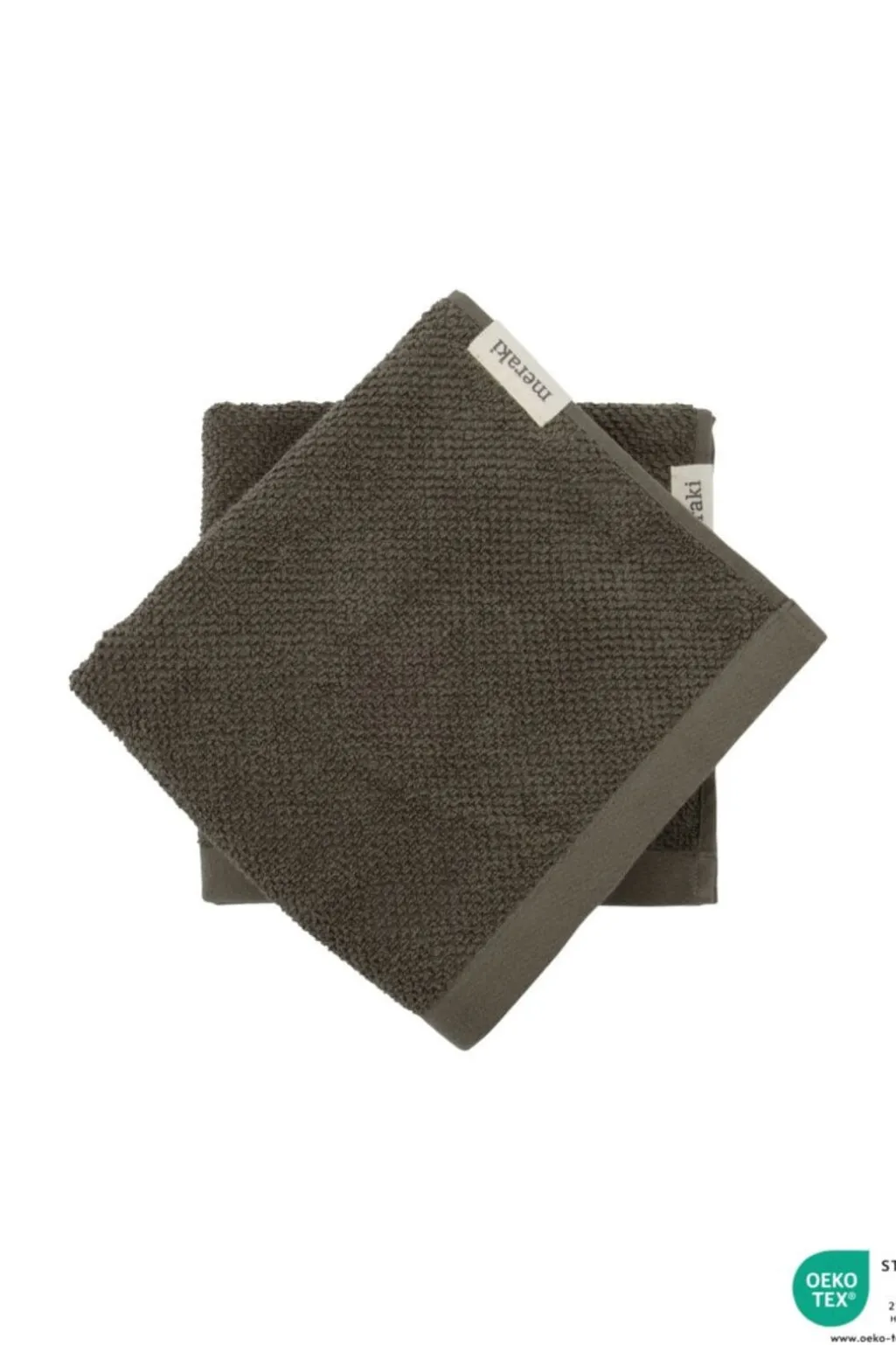 Håndklæde, Solid, 5 x 100, Army