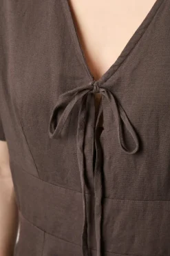 Ilsie Linen Dress 166101