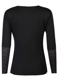 Isa Ls Lace Sleeve Blouse 21348