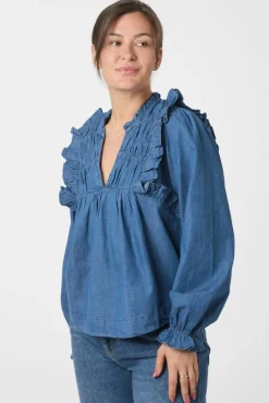 Janis Denim Blouse 166664