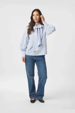 Jaz Bow Stripe Blouse 166718