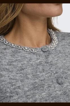 Jdyalva Life 2/4 Embel Cardigan Knt