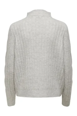 Jdyandrea L/S Zip Cable Pullove Knt