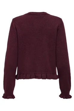 Jdyletty L/S On Frill Cardigan Knt