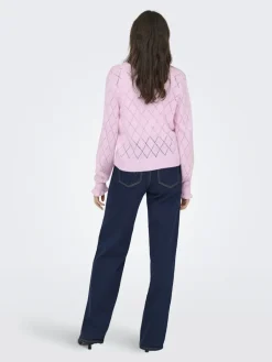 Jdyletty L/S V-Neck Struc Cardi Knt