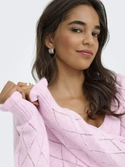 Jdyletty L/S V-Neck Struc Cardi Knt