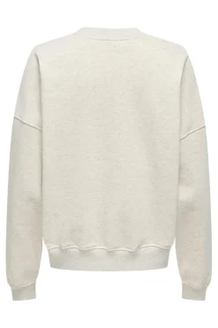 Jdymesa L/S O-Neck Emb Sweat