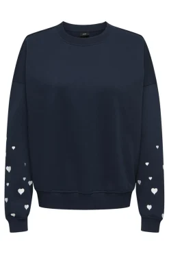 Jdymesa L/S O-Neck Emb Sweat