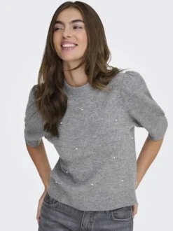 Jdyrue Life 2/4 Pearl Pullover Knt