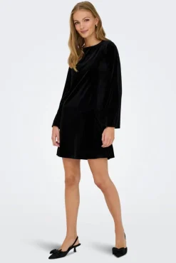 Jdyvictory L/S Velvet Bow Dress
