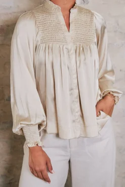 Jill Smooth Satin Blouse