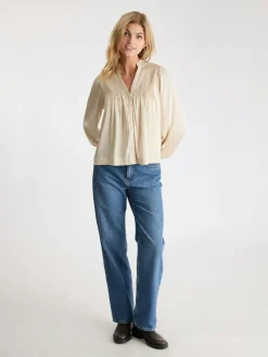 Jill Smooth Satin Blouse