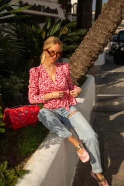 Josie Ink Dots Blouse 165457