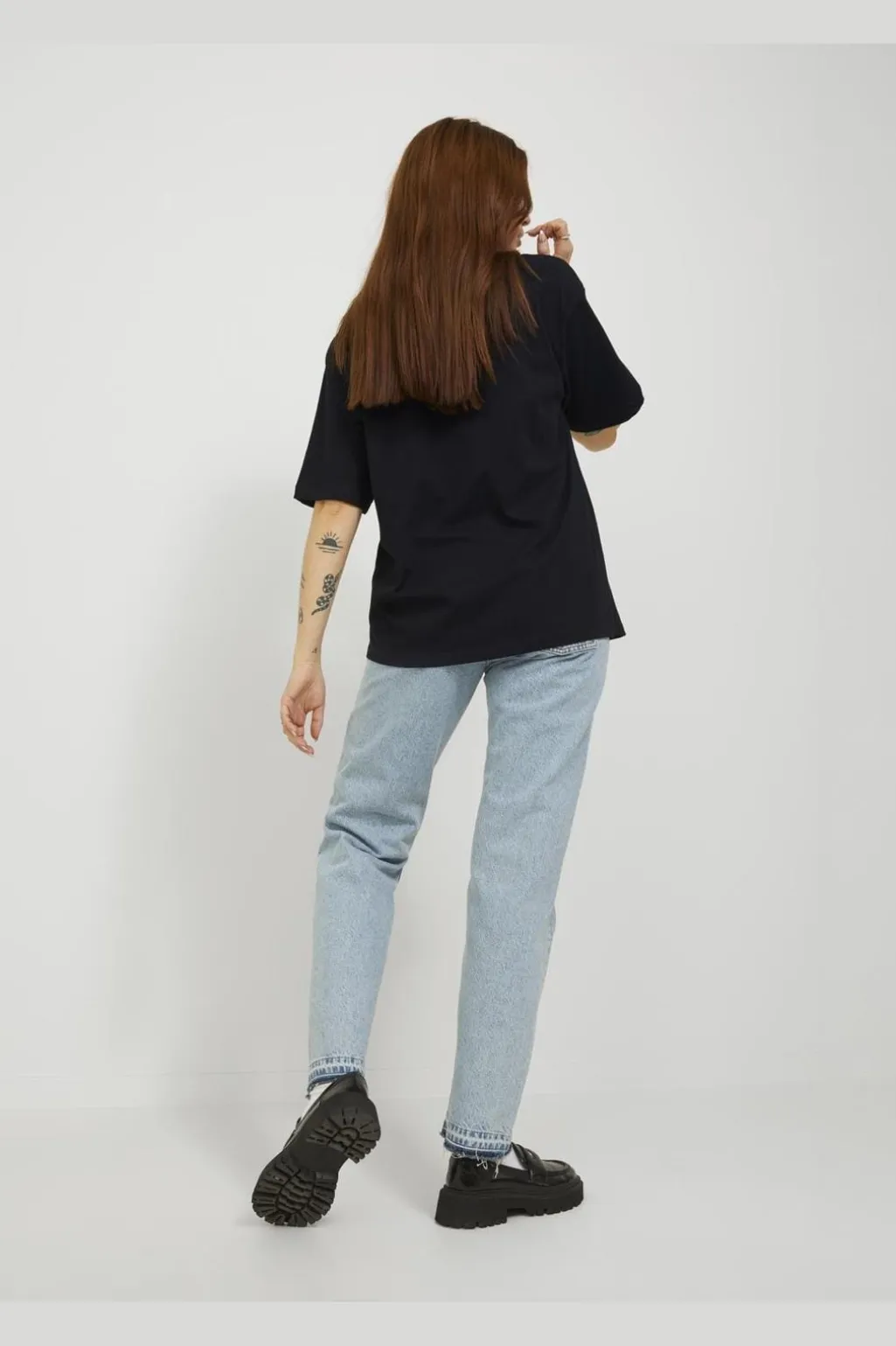Jxandrea Loose Ss Logo Tee