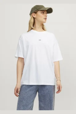 Jxandrea Loose Ss Logo Tee