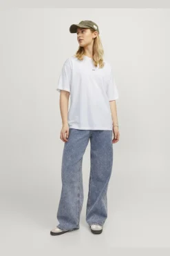 Jxandrea Loose Ss Logo Tee