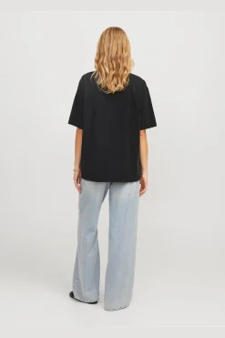 Jxandrea Wash Loose Ss Tee Sn