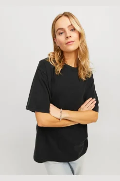 Jxandrea Wash Loose Ss Tee Sn