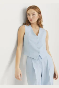 Jxellis Waistcoat Tlr Ln