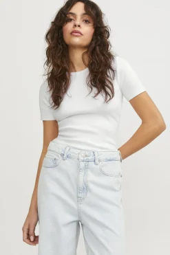 Jxfrankie Str Ss Rib Tee