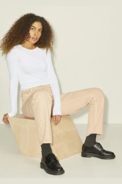 Jxfreya Str Ls Rib Tee