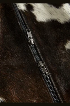 Jxhannah Cow Leather Short Skirt