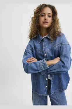 Jxjamila Ls Denim Overshirt R282 Ln