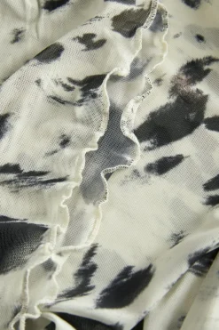 Jxminna Mesh Ls Off Shoulder Top 12270935