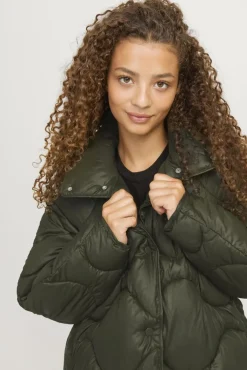 Jxstella Shiny Quilted Jacket Sn