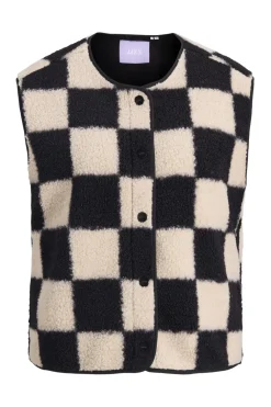 Jxvera Check Teddy Vest