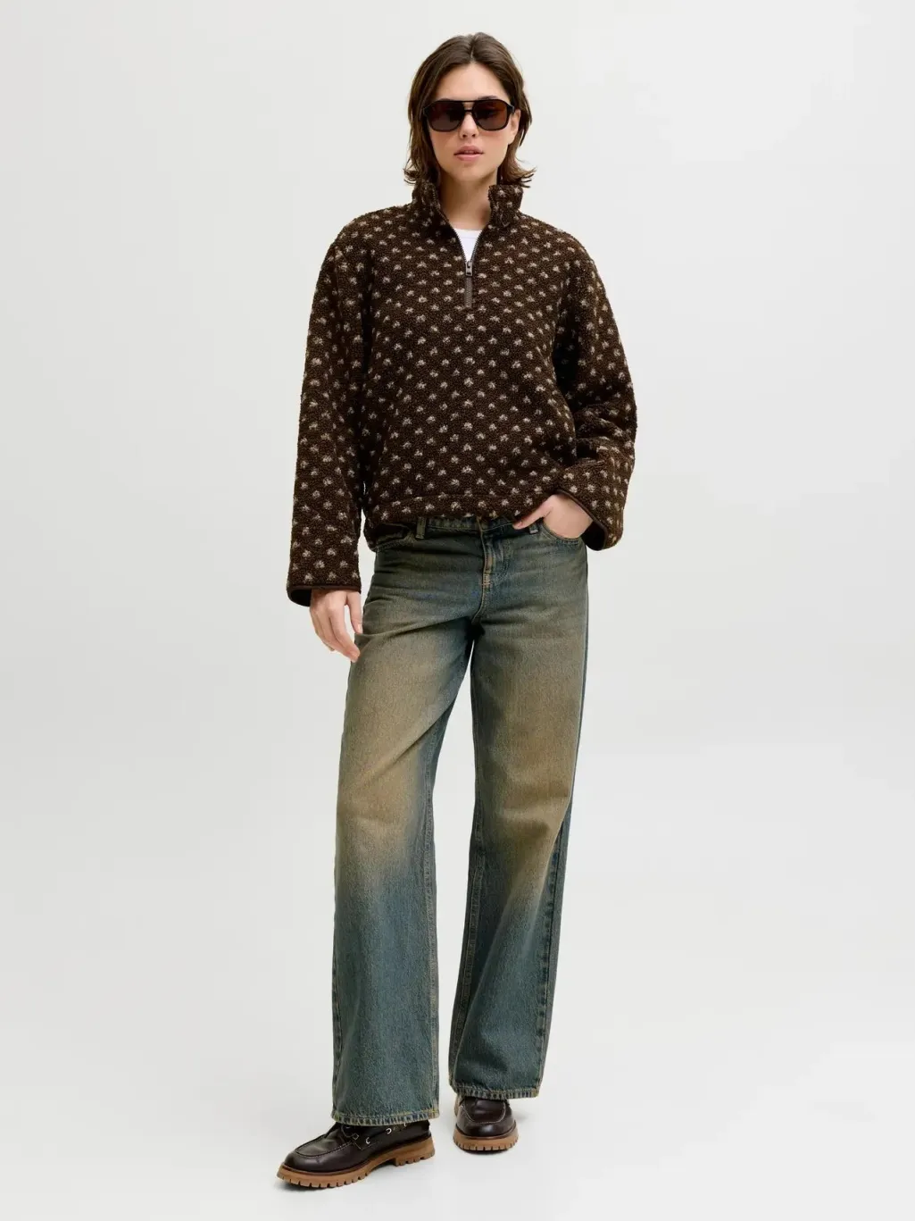 Jxvera Half Zip Teddy Jacket