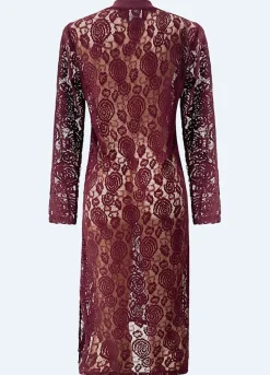 Lacy Ls Long Dress 22272